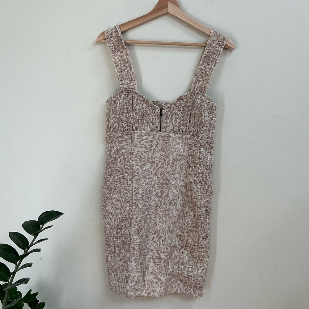 Intimately Free People Bella Smocked Slip Mini Dress Size SP